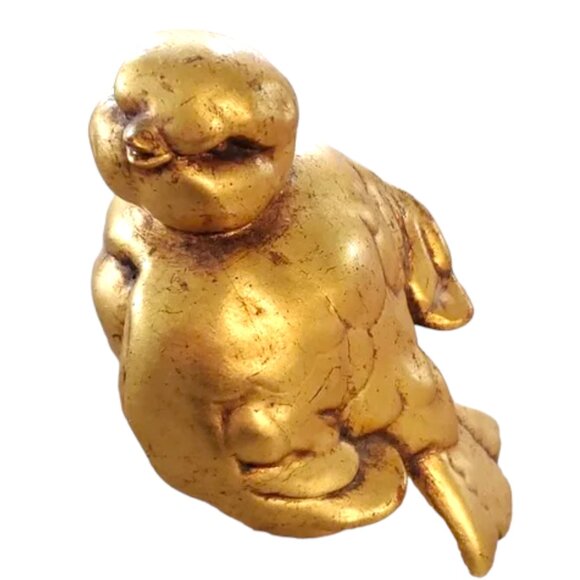 Vintage Freeman McFarlin Gold Leaf Bird - Picture 1 of 12